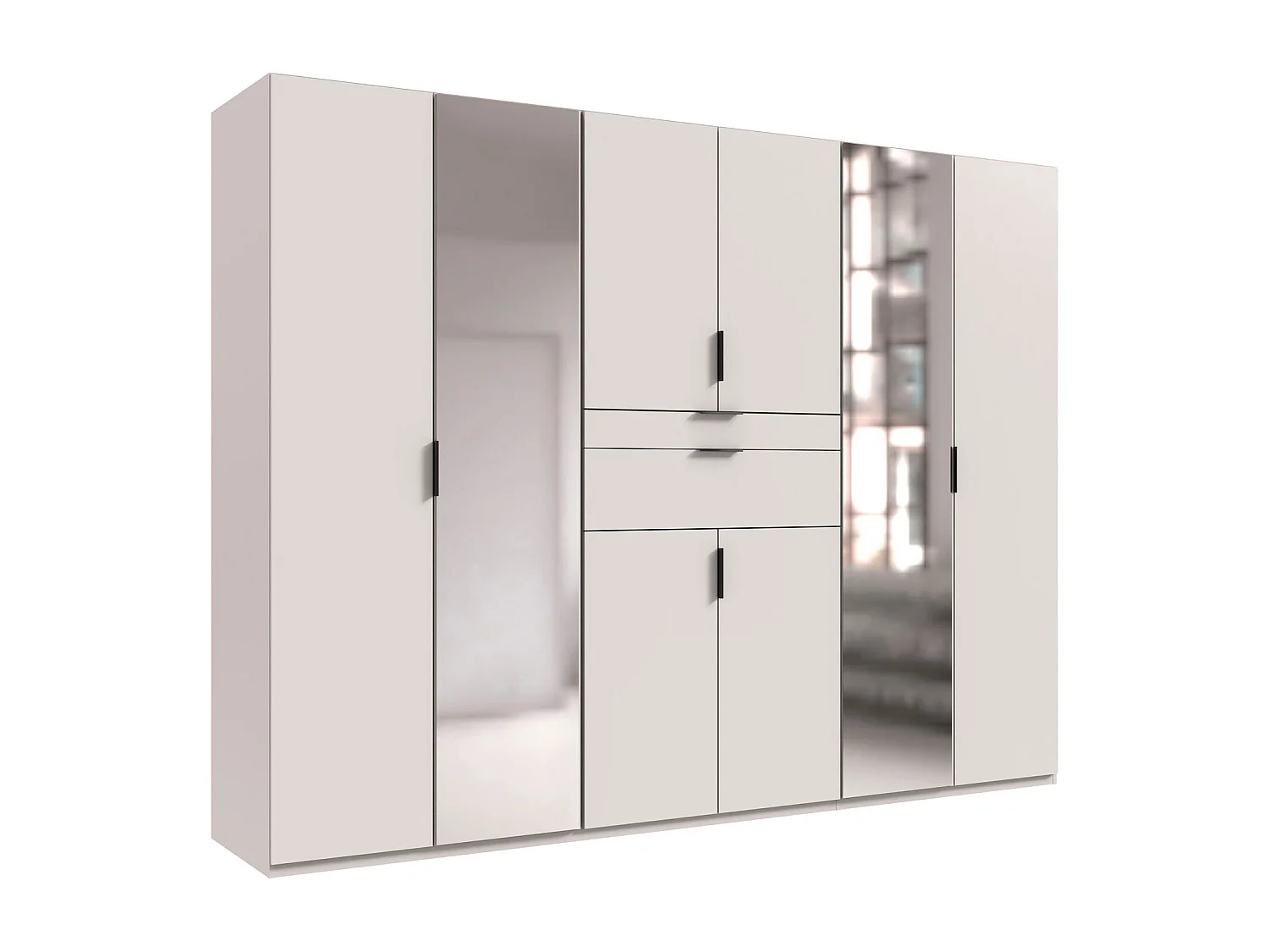 KLEIDERSCHRANK Moldau weiß 270 / 58 / 208cm