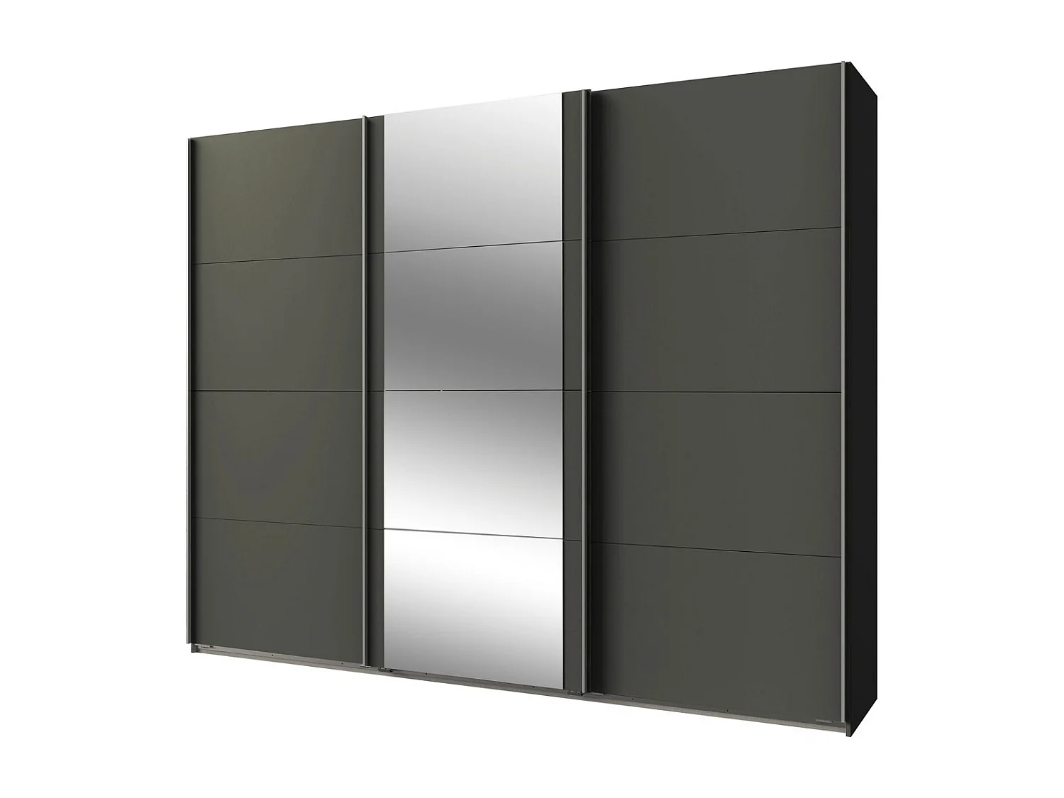 SCHWEBETÜRENSCHRANK Bern Graphit 270 / 64 / 236cm