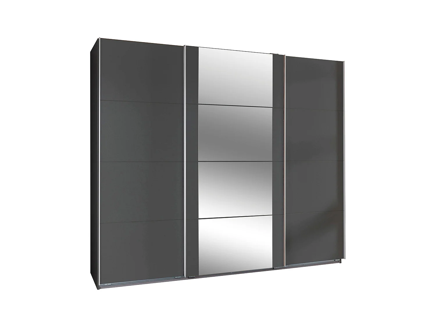 SCHWEBETÜRENSCHRANK Bern Graphit 360 / 64 / 236cm