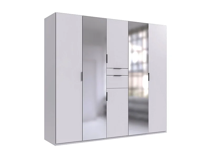 KLEIDERSCHRANK Moldau weiß 225 / 58 / 208cm