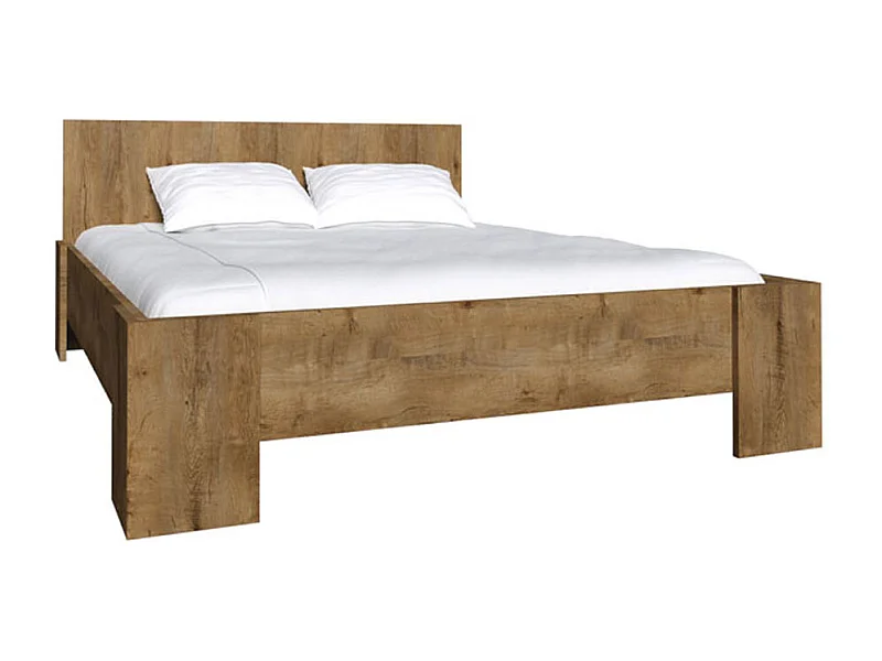 DOPPELBETT Montana Eiche Lefkas 190 / 208 / 100cm