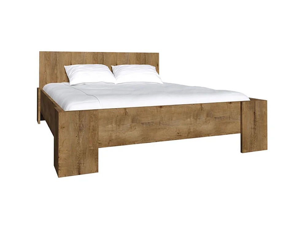 DOPPELBETT Montana Eiche Lefkas 190 / 208 / 100cm