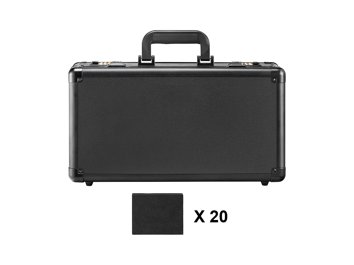 Boîte de Rangement, SucceBuy Boîte de Rangement pour Cartes Graduées, 4 Emplacements, Serrure à Code, Peut Contenir 108 Cartes PSA