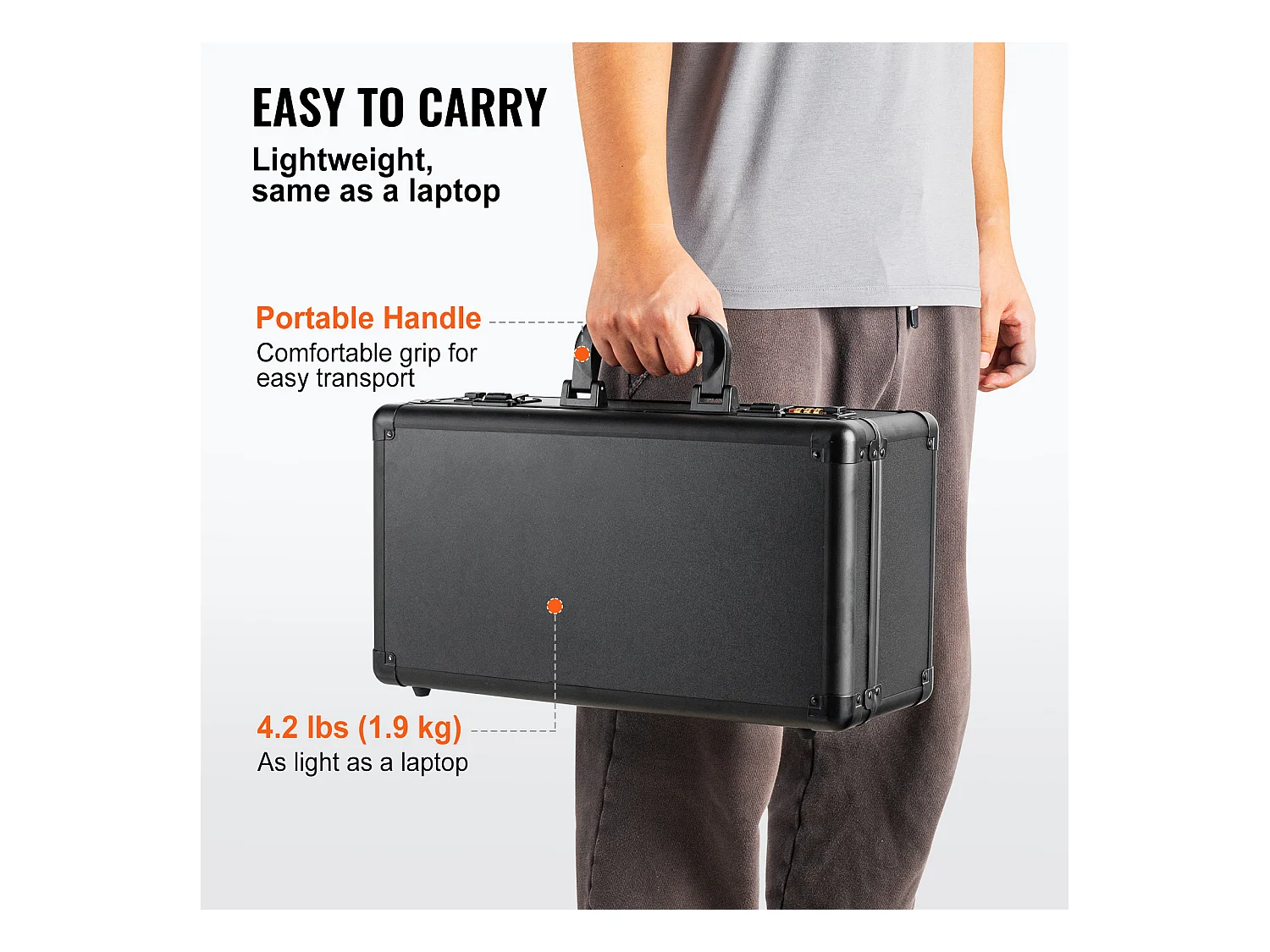 Boîte de Rangement, SucceBuy Boîte de Rangement pour Cartes Graduées, 4 Emplacements, Serrure à Code, Peut Contenir 108 Cartes PSA