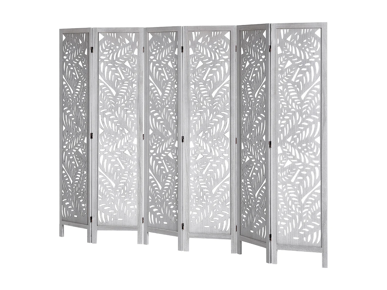 Biombo SucceBuy de 6 Paneles de Madera para Separar el Hogar, la Oficina y el Dormitorio