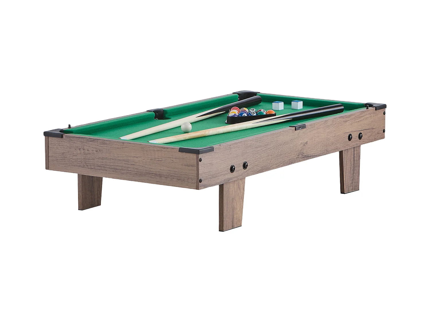 Table de Jeu Combinée 4 en 1 Air Hockey Baby-foot, Ping-pong, Billard, 82 cm – Multifonction, Compacte, d'Intérieur