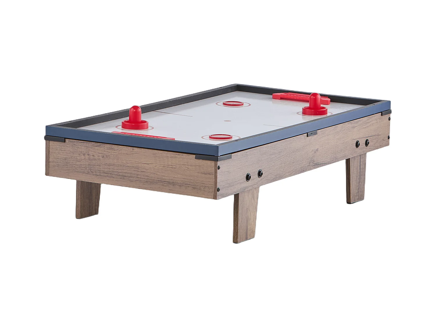 Table de Jeu Combinée 4 en 1 Air Hockey Baby-foot, Ping-pong, Billard, 82 cm – Multifonction, Compacte, d'Intérieur