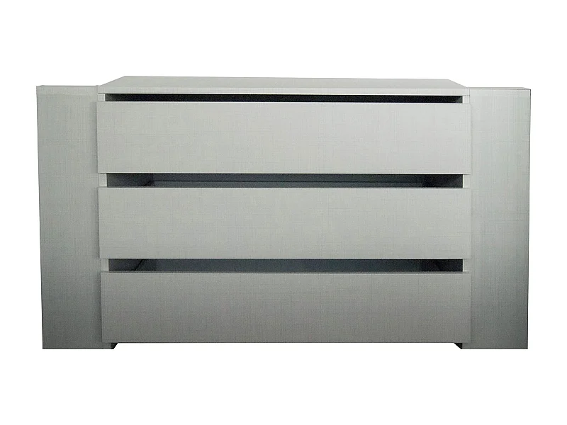 SCHUBKASTENEINSATZ Leinen grau 87 / 54 / 42cm