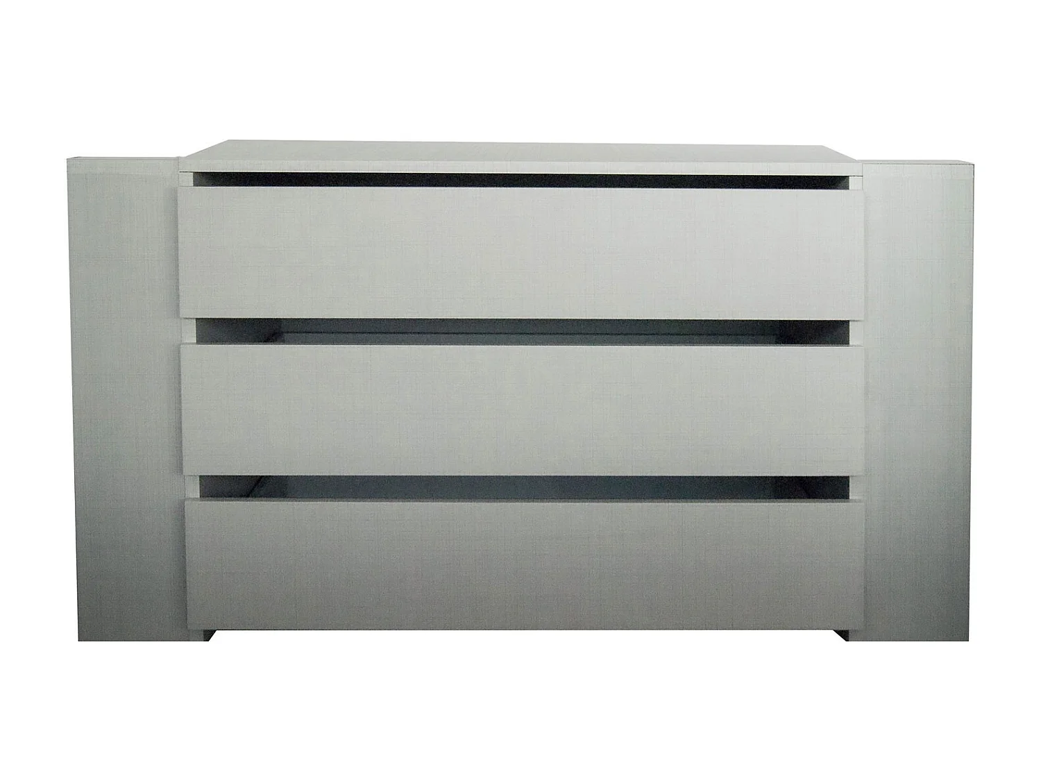 SCHUBKASTENEINSATZ Leinen grau 87 / 54 / 42cm