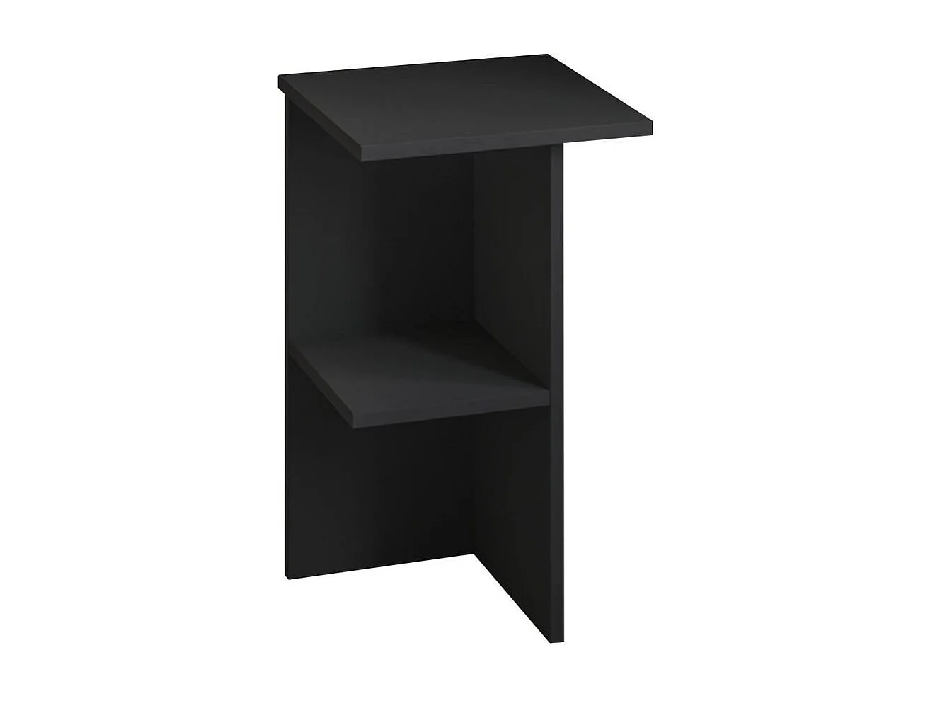 Vierkant nachtkastje met legplank H60 cm - LERAY