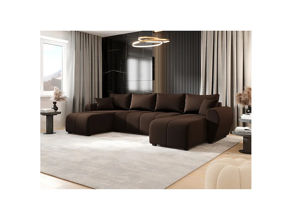 Canapé d’angle panoramique MOLIA en U