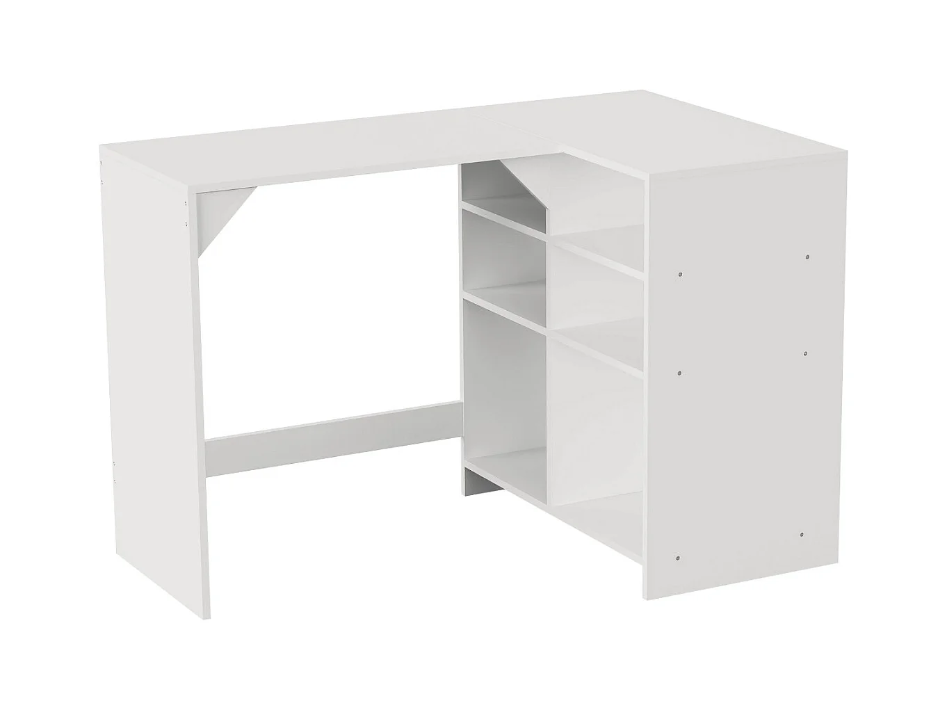 Scrivania ad angolo reversibile SpaceQub 110x67,5x75cm 7house