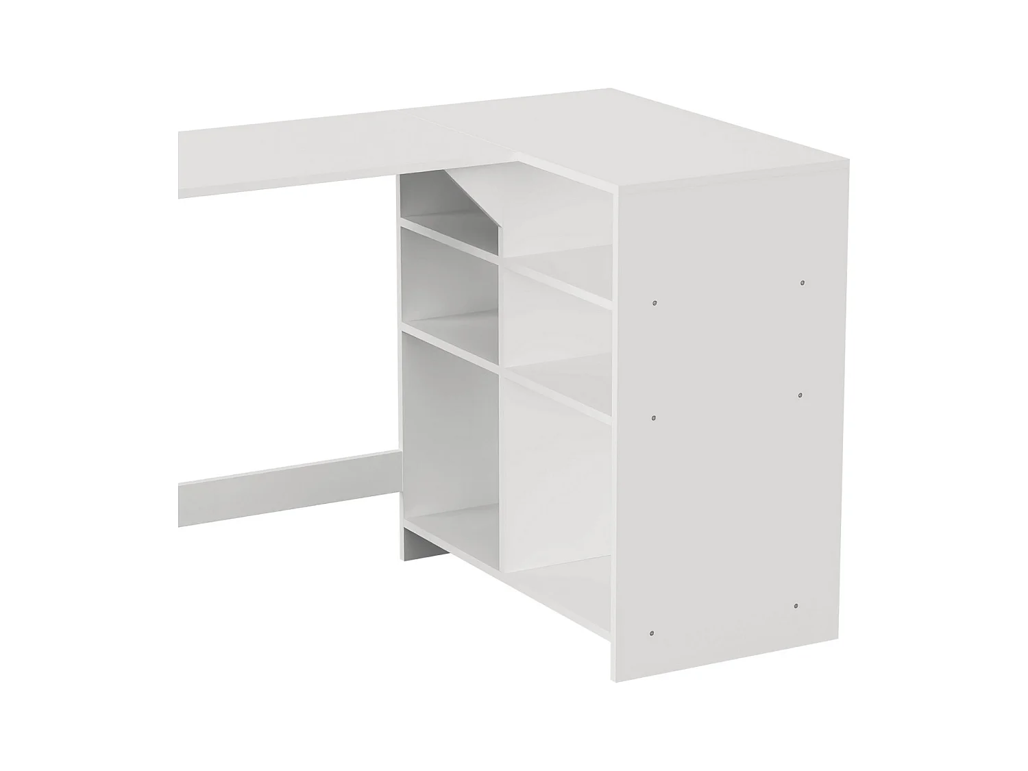 Scrivania ad angolo reversibile SpaceQub 110x67,5x75cm 7house