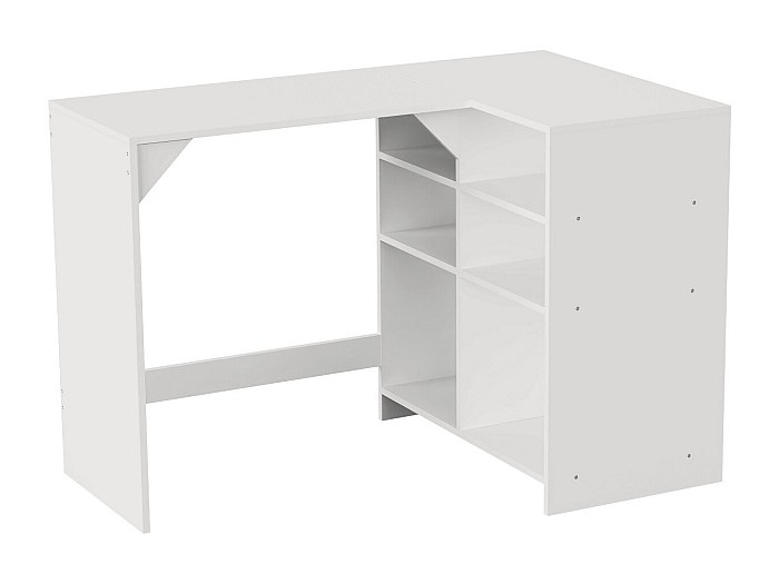 Scrivania ad Angolo Reversibile 140cm,Scrivania da Ufficio,Scrivania