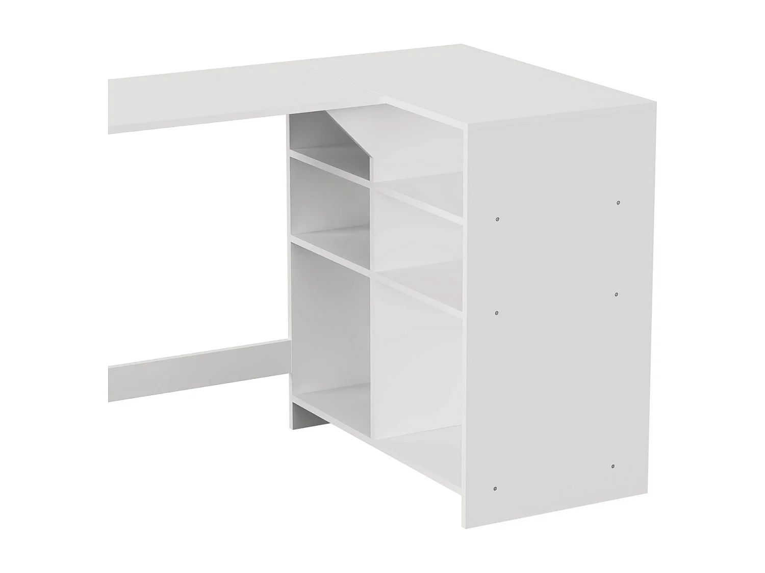 SpaceQub Bureau d'angle réversible SpaceQub 110x67.5x75cm 7house