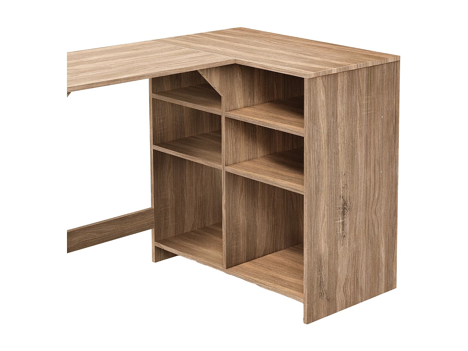 SpaceQub Bureau d'angle réversible SpaceQub 110x67.5x75cm 7house