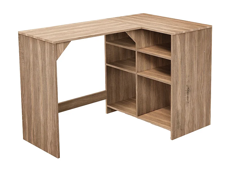 SpaceQub Bureau d'angle réversible SpaceQub 110x67.5x75cm 7house