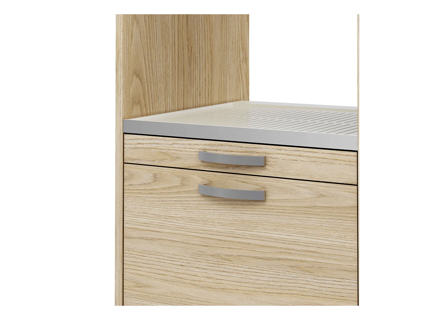 Meuble armoire pour machine à laver T-BATH 67,2x144cm chêne