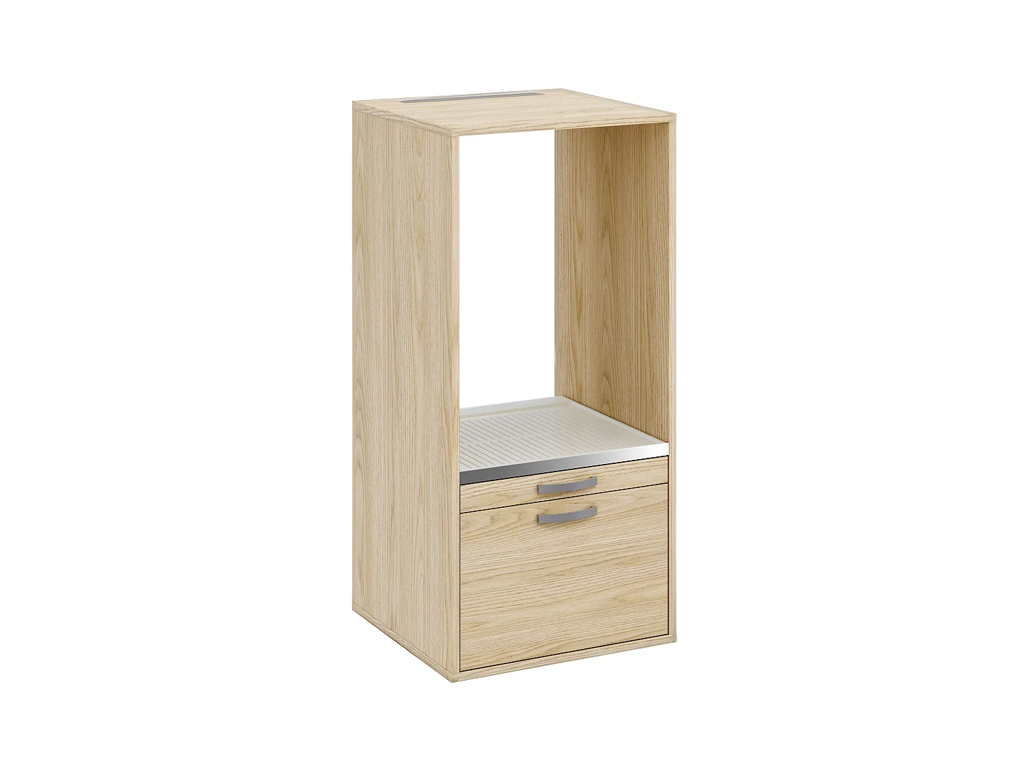 Meuble armoire pour machine à laver T-BATH 67,2x144cm chêne