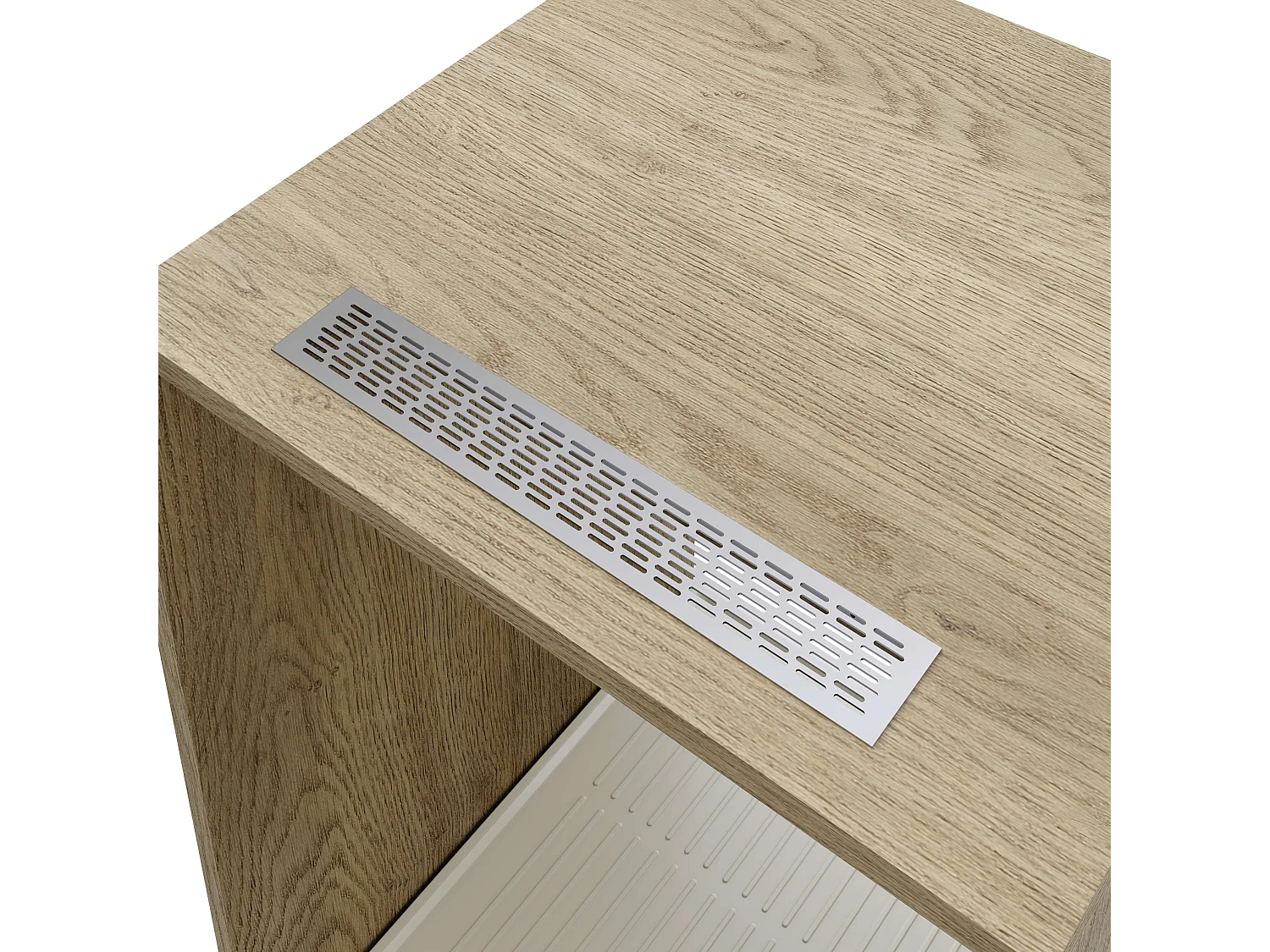 Meuble armoire pour machine à laver T-BATH 67,2x144cm chêne