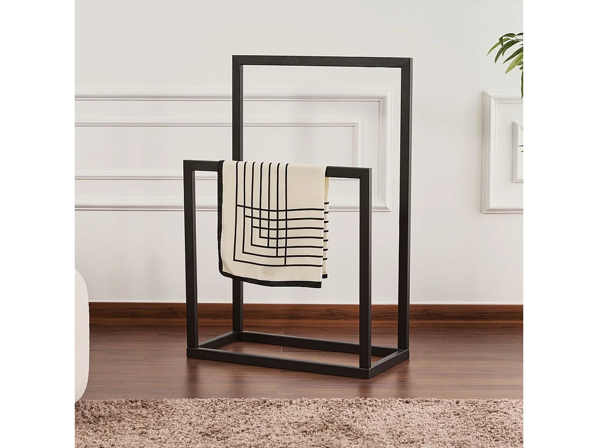 Porte serviettes 2 niveaux en Métal L25 cm - ONA