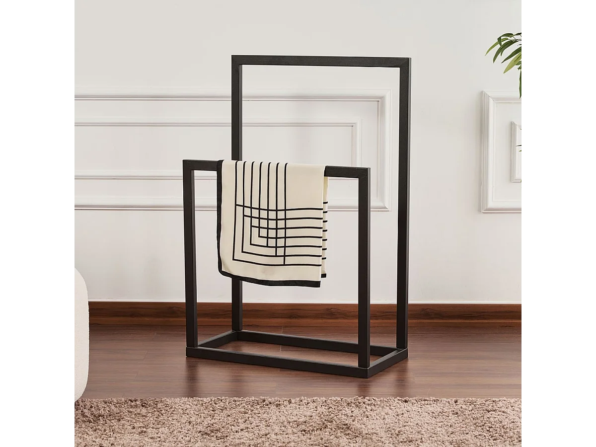 Porte serviettes 2 niveaux en Métal L25 cm - ONA