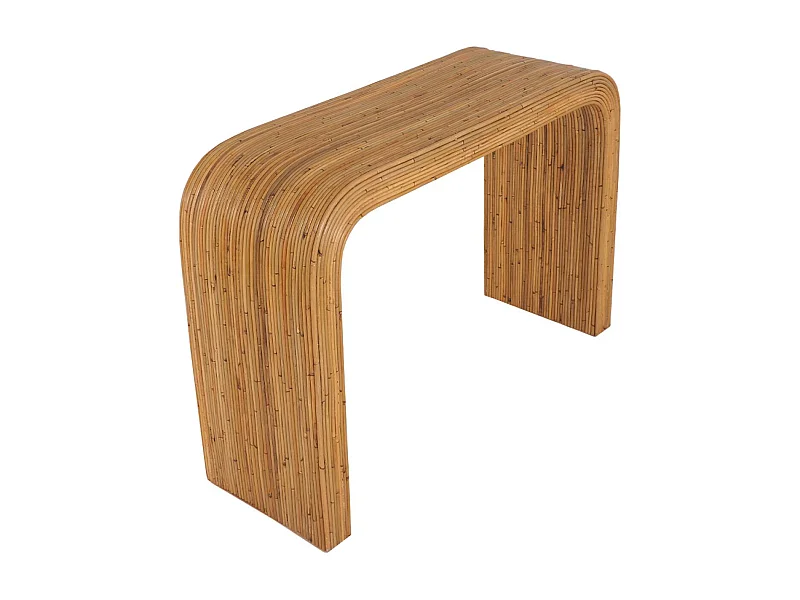 Consola de ratán natural, 110cm natural