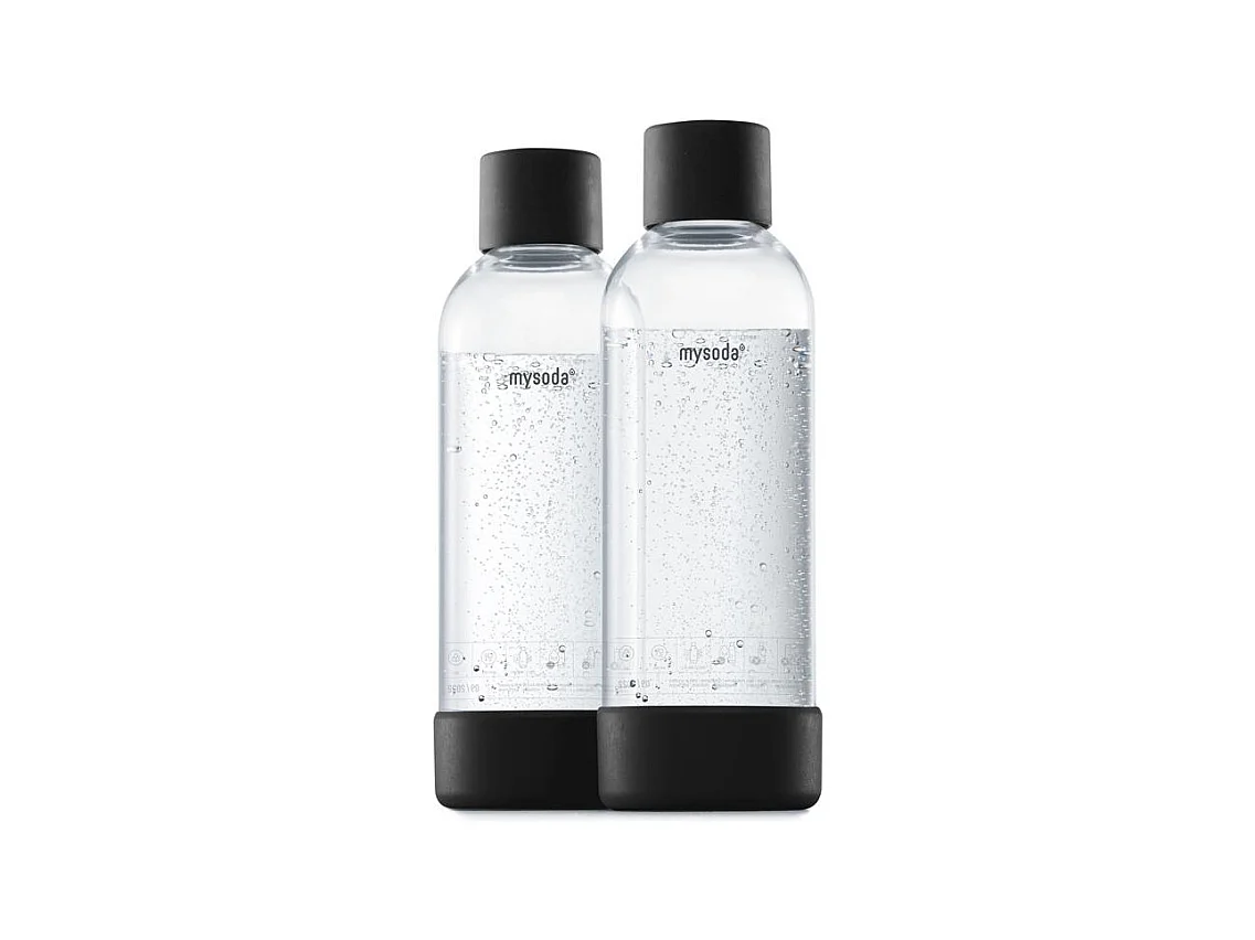 Pack de 2 bouteilles noires 1L