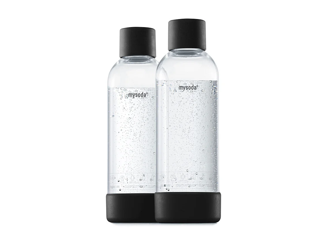 Pack de 2 bouteilles noires 1L