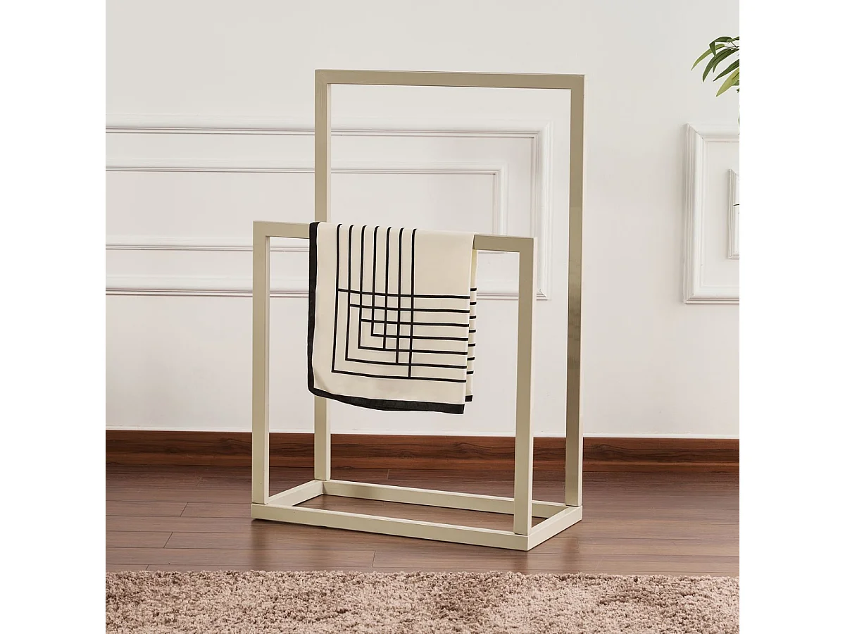 Porte serviettes 2 niveaux en Métal L25 cm - ONA