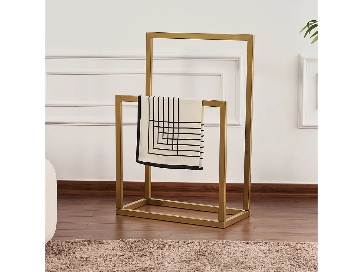 Porta asciugamani a 2 livelli in metallo L25 cm - ONA