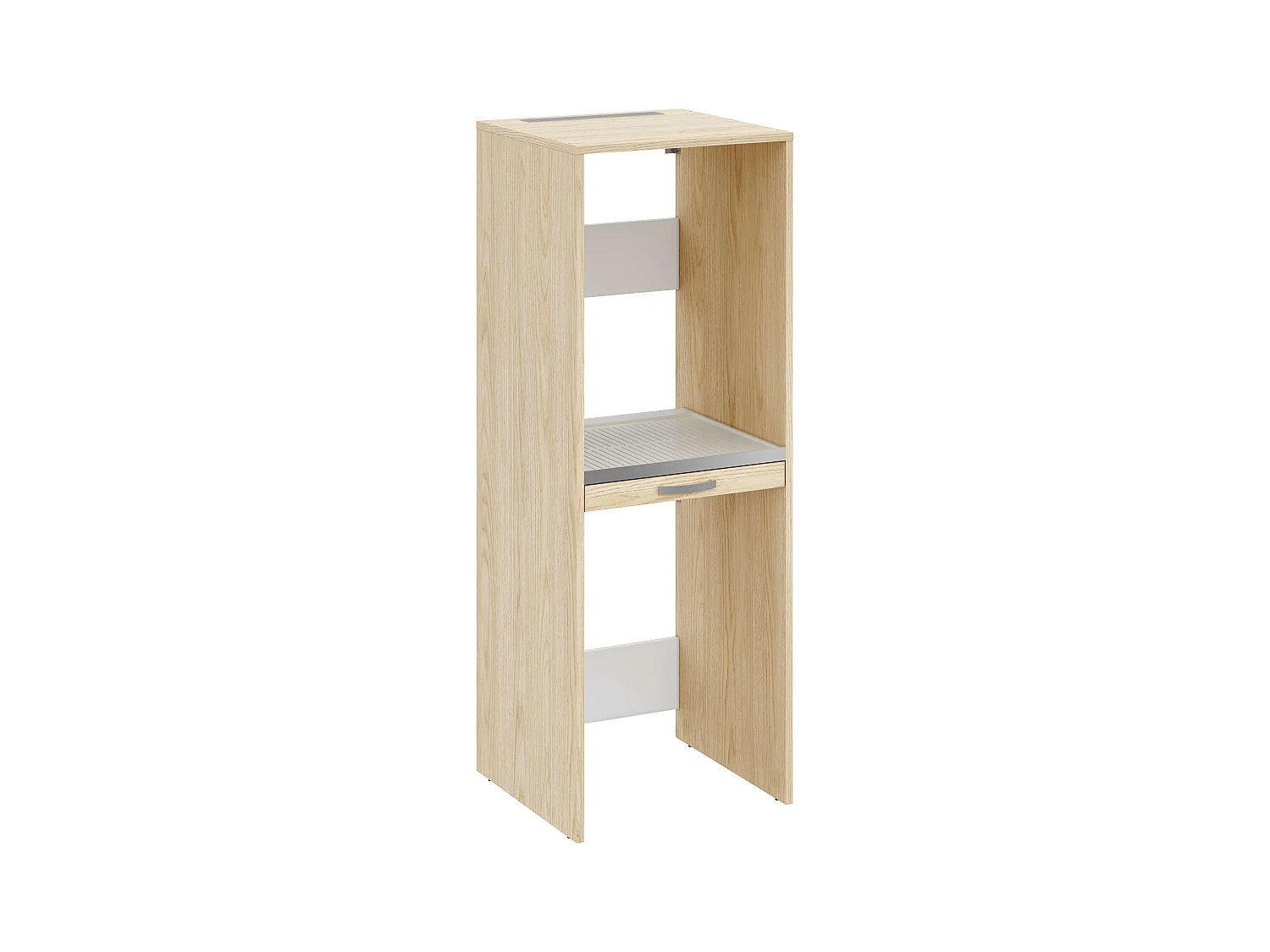Armoire colonne pour lave-linge et sèche-linge superposés T-BATH 67,2x187,5cm chêne