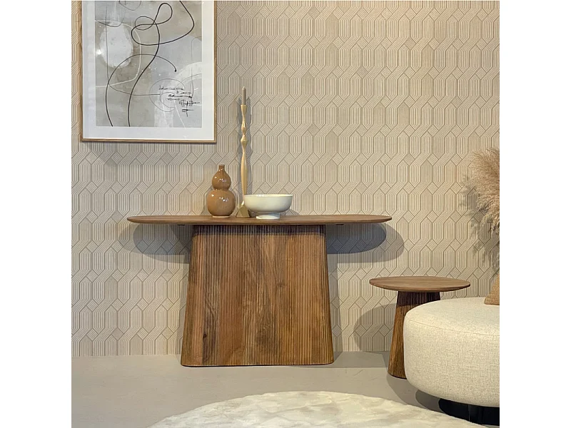 SIENNE-Console L.140 cm en bois massif