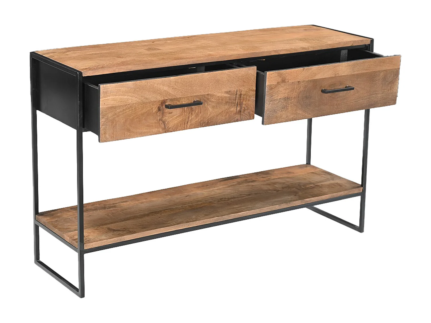 SKARS-Console 120 cm en bois massif