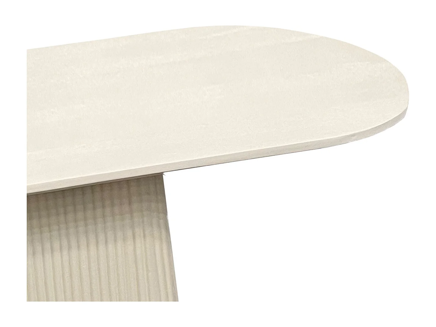 DOLCE-Console 140 cm en bois massif Ivoire