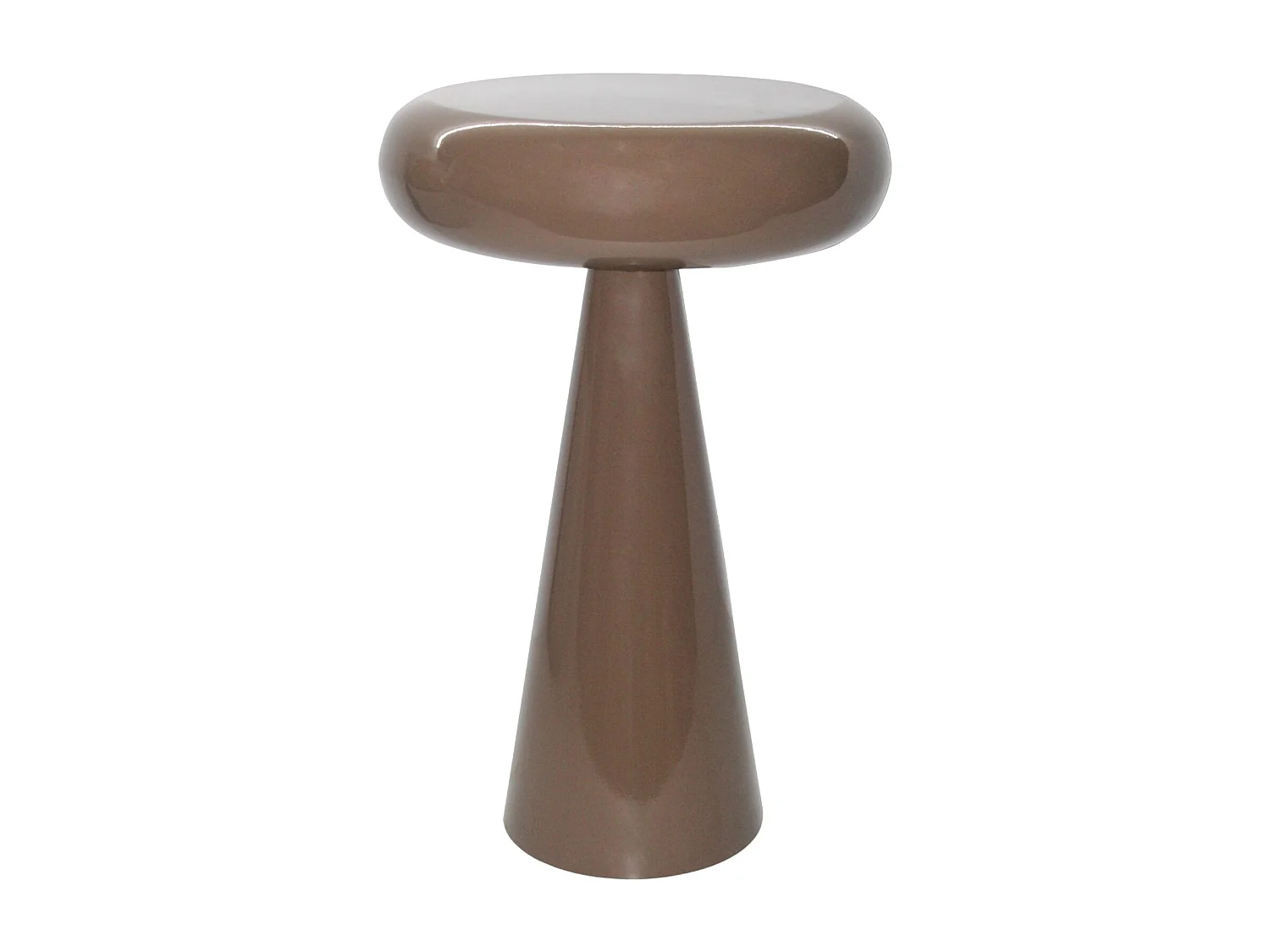 TILT-Table basse d'appoint en acier laqué Café