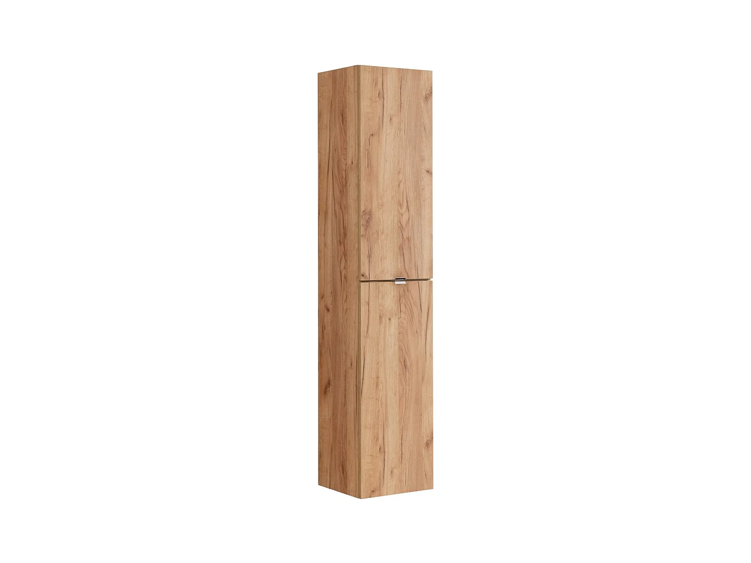 Colonne salle de bain NALYA 170 cm – Chêne clair – Rangement vertical suspendu design