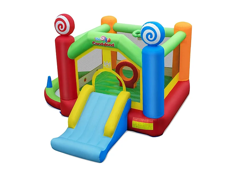 Hüpfburg mit Gebläse Süßigkeitenland-Hüpfhaus