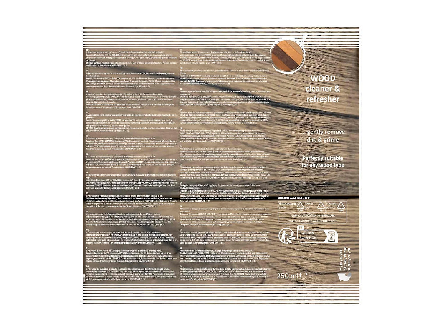 Houtreiniger en -verfrisser 250 ml