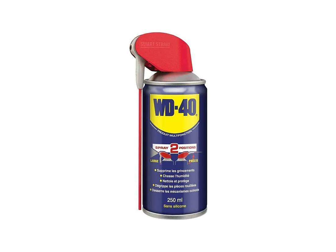 WD-40 Produit Multifonction Spray Double Position aérosol - 250 ml
