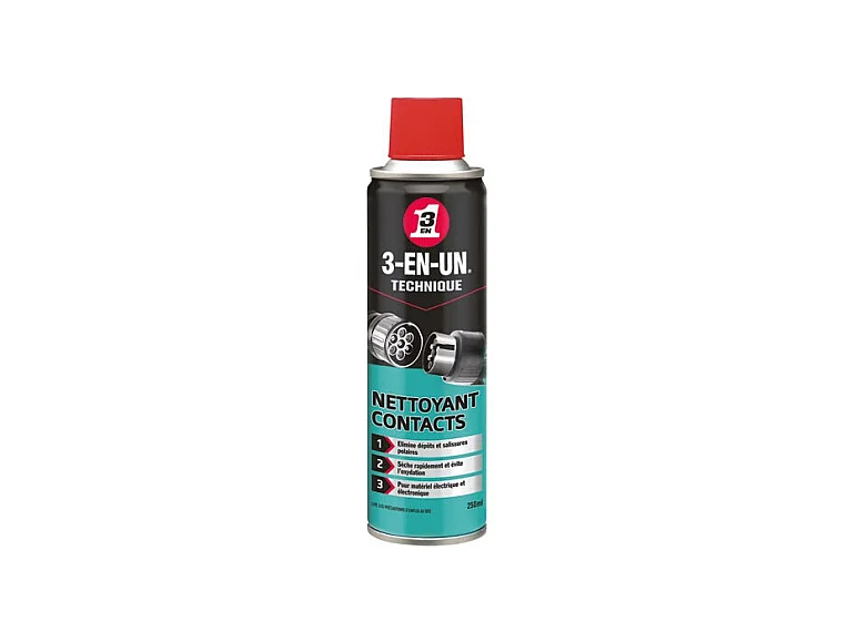 Nettoyant Contacts 3en1 Aerosol 250ml 3-en-un
