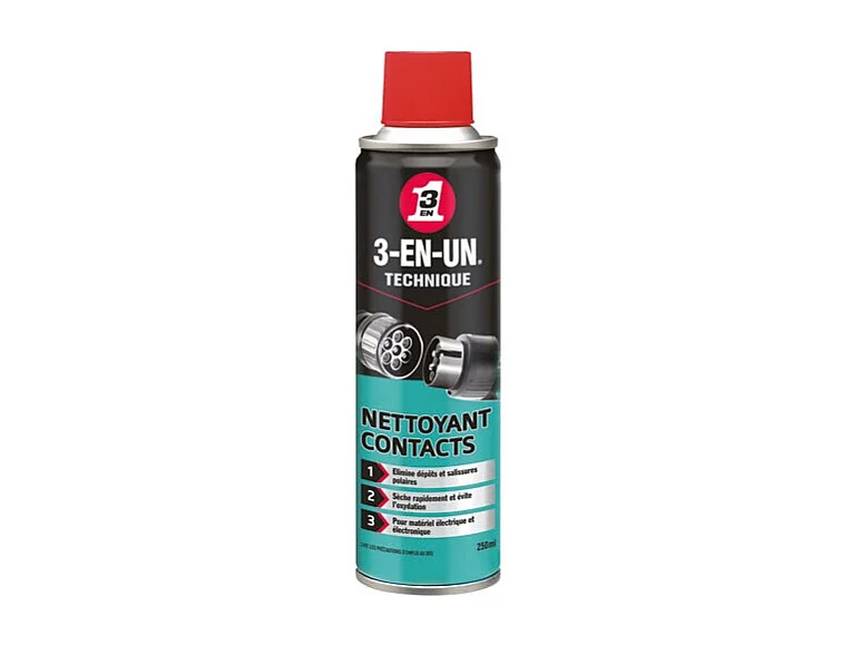 Nettoyant Contacts 3en1 Aerosol 250ml 3-en-un