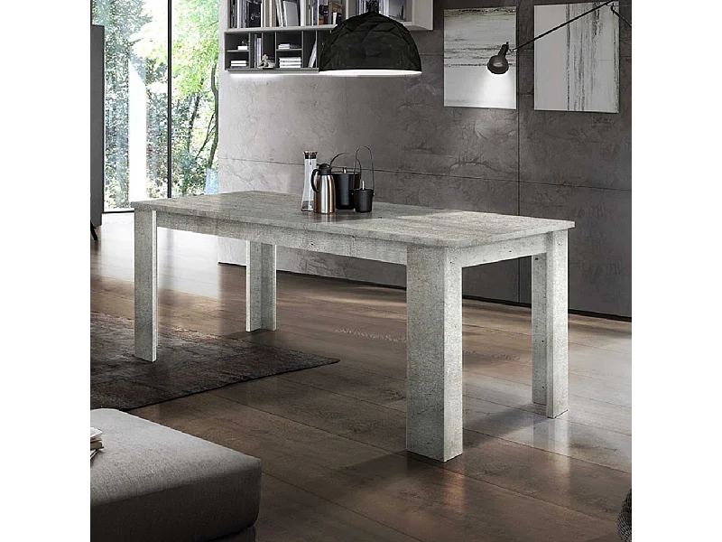 Moderner ausziehbarer Esstisch 160-210x90cm Jesi Pilka