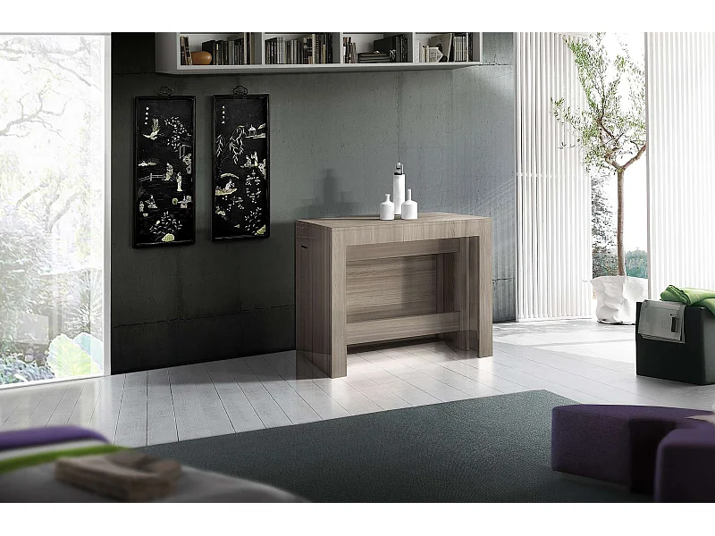 Consolle in legno Pratika L 90 x H 77 cm x P 90