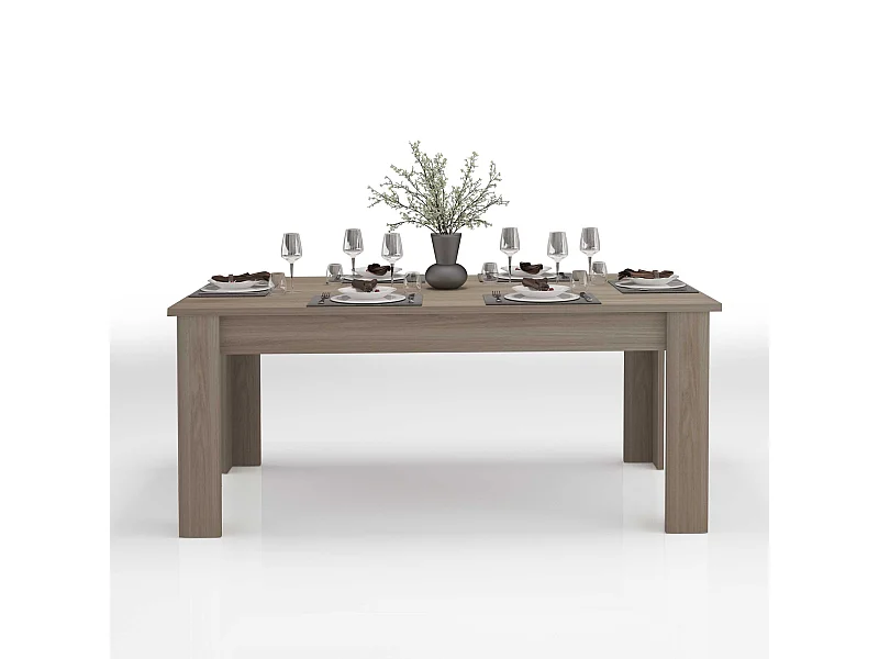 Tavolo allungabile Jesi ideale per 6-8 persone colore olmo 140/190x90x75 cm