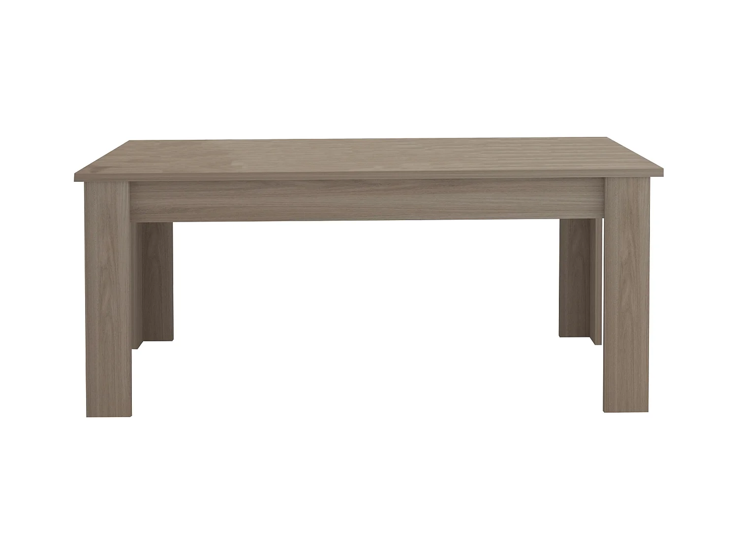 Table Extensible 8-10 personnes Bois d'orme Salle À Manger Design Jesi Pearl