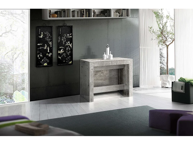 Consolle in legno Pratika L 90 x H 77 cm x P 90