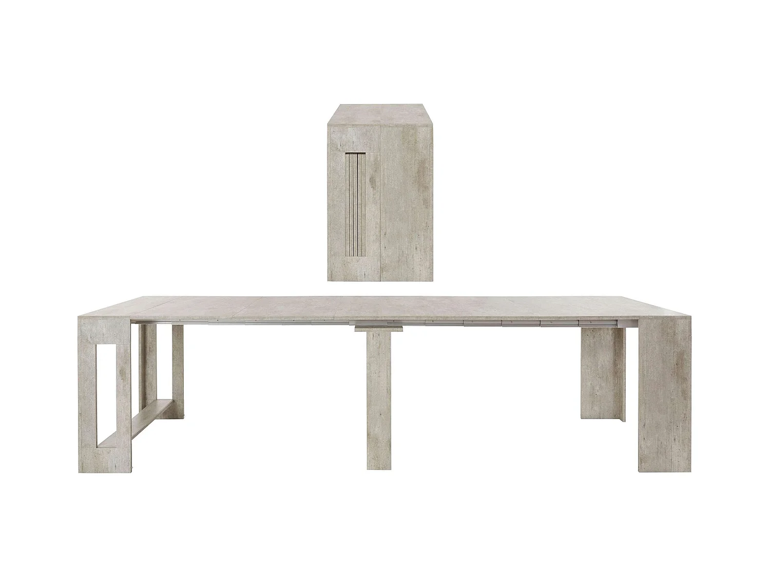 Consolle in legno Pratika L 90 x H 77 cm x P 90