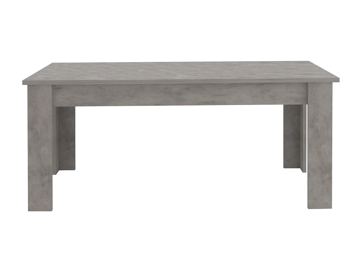 Mesa extensible 140-190 x 90 cm gris para comedor salón Jesi Stone