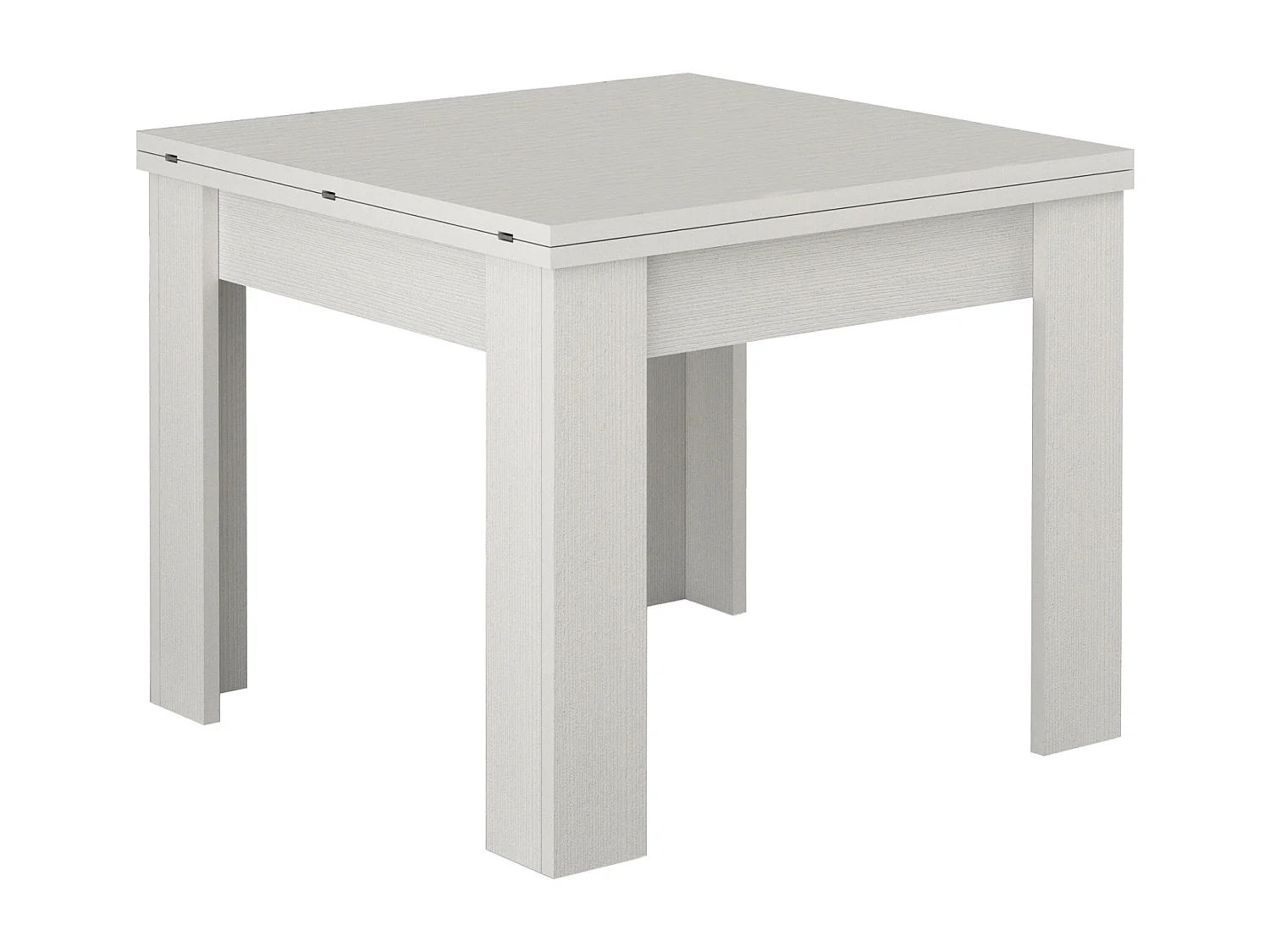 Tavolo allungabile Jesi ideale per 6-8 persone colore bianco larice 90/180x90x75 cm